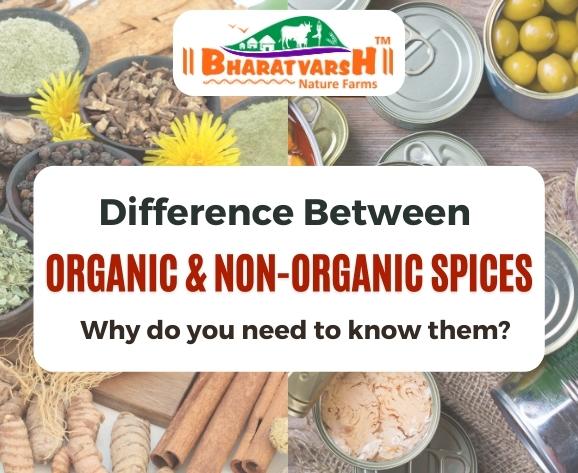Difference Between Organic & Non-Organic Spices Why do you need to know them - BharatVarsh Nature Farms