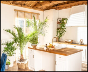 Indoor Plants in Kitchen